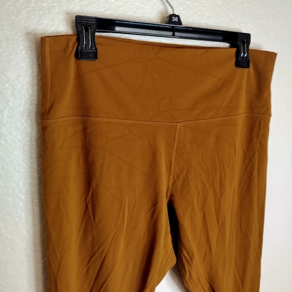 Lululemon Align High-Rise Crop 21"Copper Brown Sz 20 - Picture 3 of 9